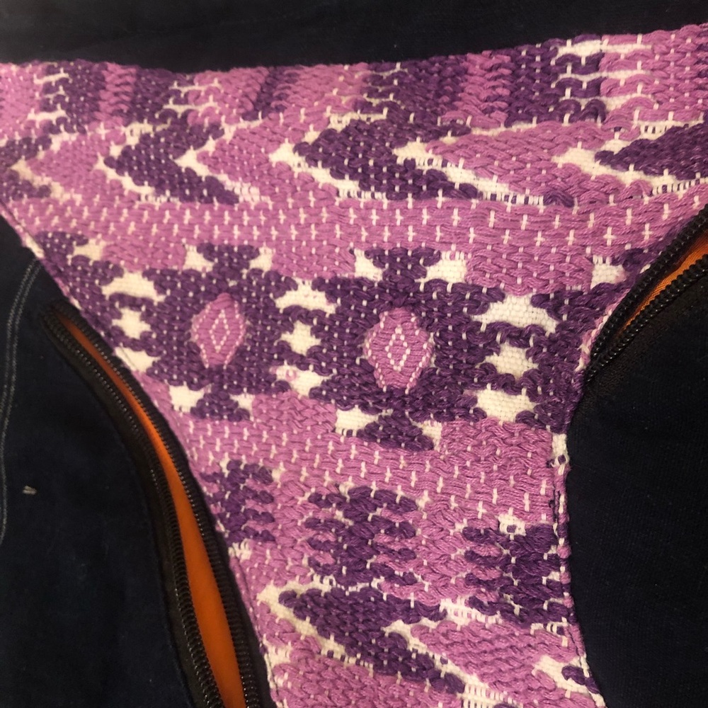 Drawstring Backpack Handmade in Guatemala - Picture 5 of 8